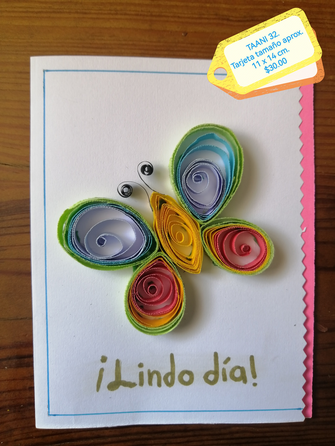 Tarjeta de animalito